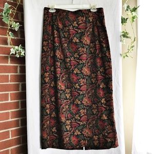 Briggs New York | Fall Patterned Long Skirt